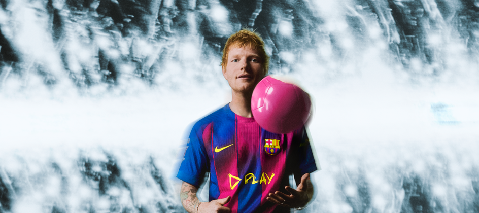 FC Barcelona and Spotify launch Ed Sheeran jersey takeover